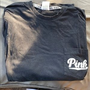 PINK black long sleeve t-shirt
